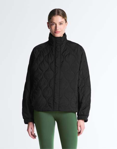 OYSHO Waterrepellent fellex® aerogel padded jacket in black - view 1