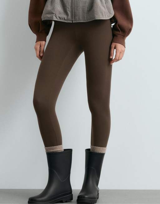 OYSHO Wellington boots in brown, 2 of 7