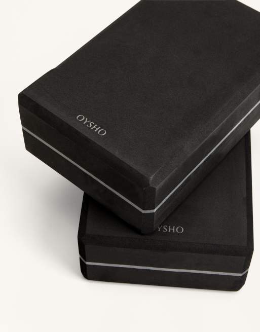 OYSHO Yoga block pack in anthracite grey, 2 of 3