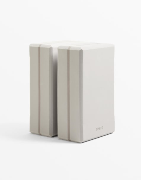 OYSHO Yoga block pack in light grey - view 1