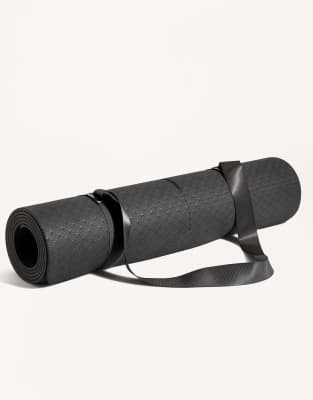 Oysho - Yoga-Matte in Anthrazitgrau, 5 mm