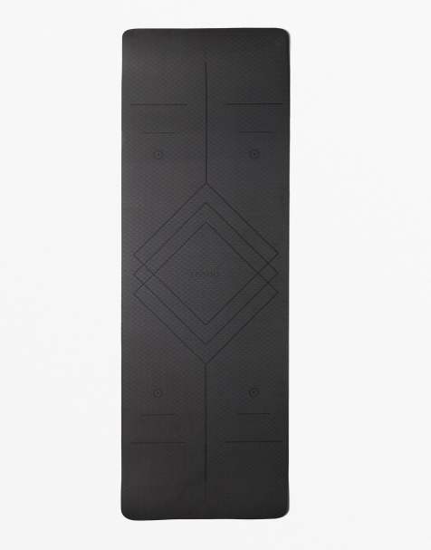 Oysho – Yoga-Matte in Anthrazitgrau, 5 mm - view 1