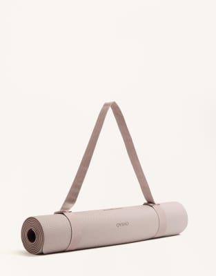 Oysho - Yogamatte in Braun/Hellbraun, 5 mm