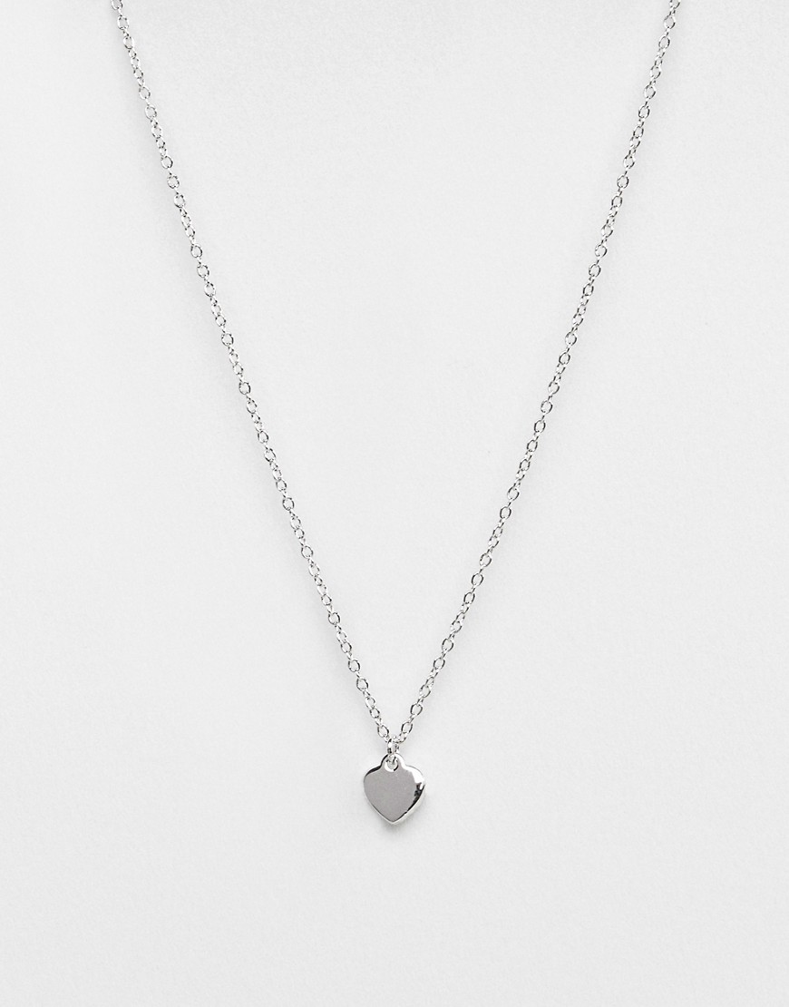 фото Ожерелье с подвеской-сердечком ted baker hara-серебряный