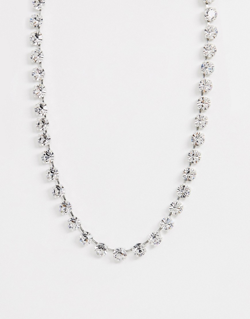 фото Ожерелье в 1 ряд с кристаллами swarovski krystal london-очистить