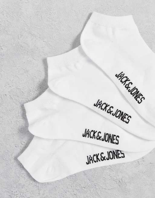 Pack de 10 pares de calcetines blancos de Jack Jones ASOS