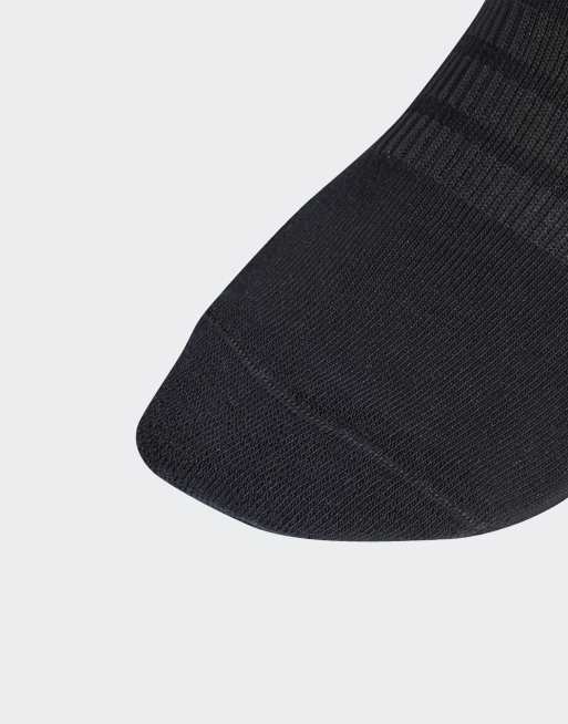 Pack de 10 pares de calcetines deportivos negros y blancos Essentials Cushioned de adidas Performance, 2 de 3
