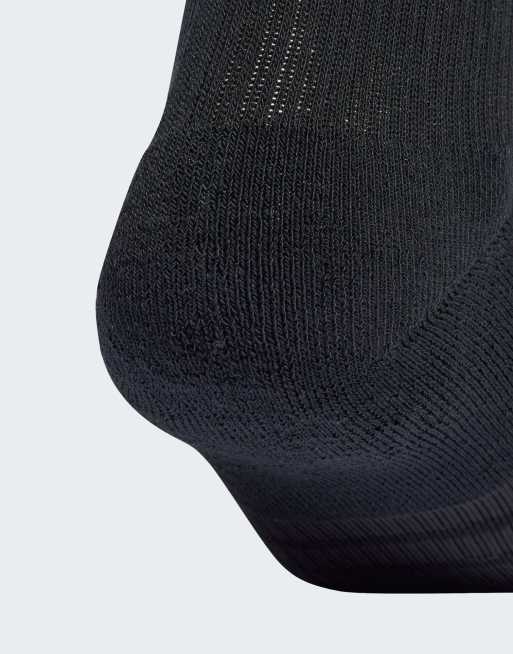 Pack de 10 pares de calcetines deportivos negros y blancos Essentials Cushioned de adidas Performance, 3 de 3