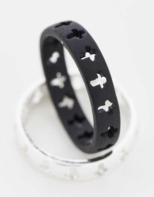 Anillos color negro top