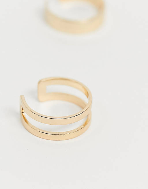 2 anillos para los dedos de los pies en dorado ASOS DESIGN | ASOS