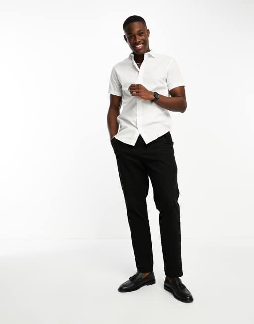 Camisas blanco y new arrivals negro