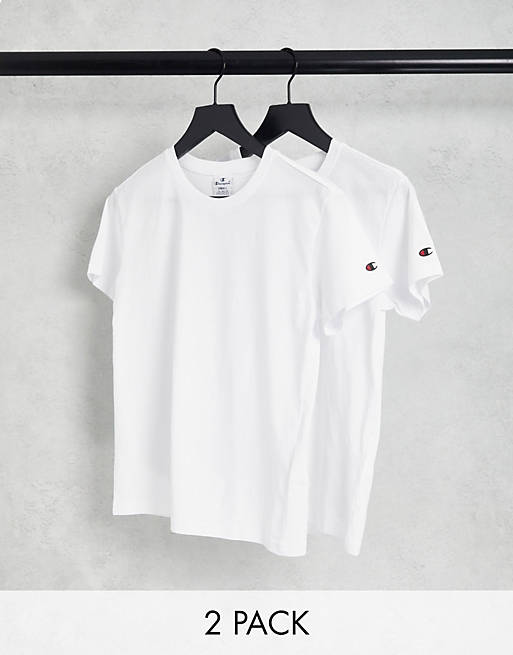 Mujer Tops | Pack de 2 camisetas blancas de Champion - RZ83640