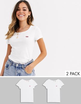 camisetas blancas levis