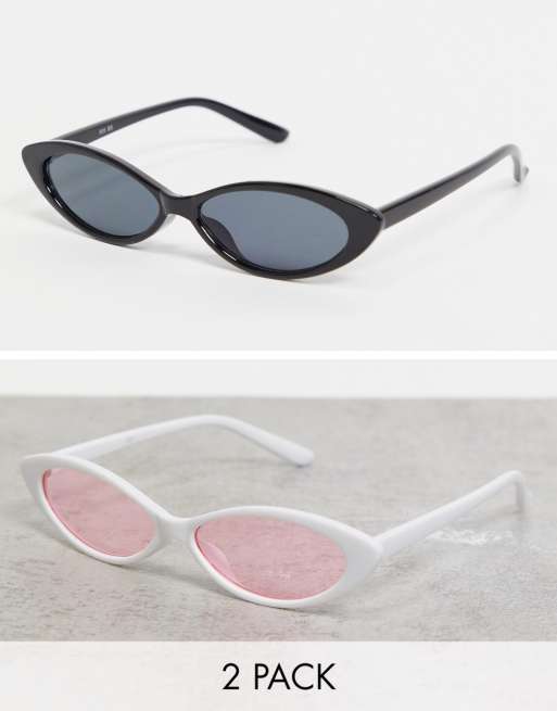 Pack de 2 gafas de sol muy estrechas de Madein.