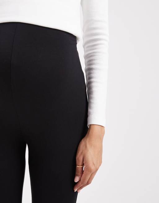 Pack de 2 leggings negros de ASOS DESIGN Maternity, 3 de 5