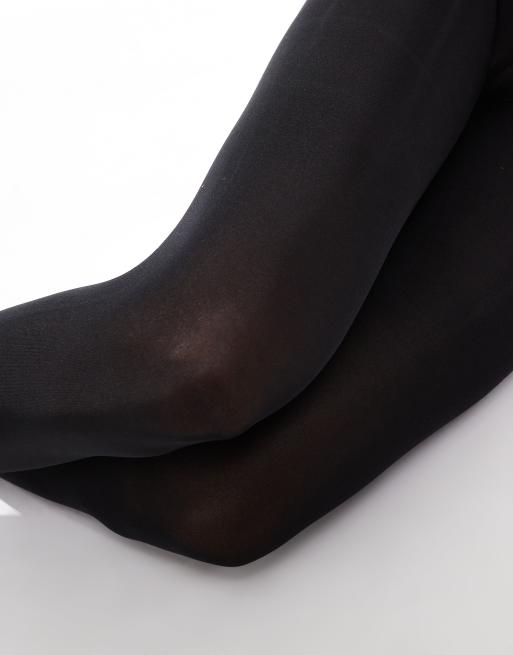 Pack de 2 medias negras de 120 deniers de ASOS DESIGN , 3 de 4