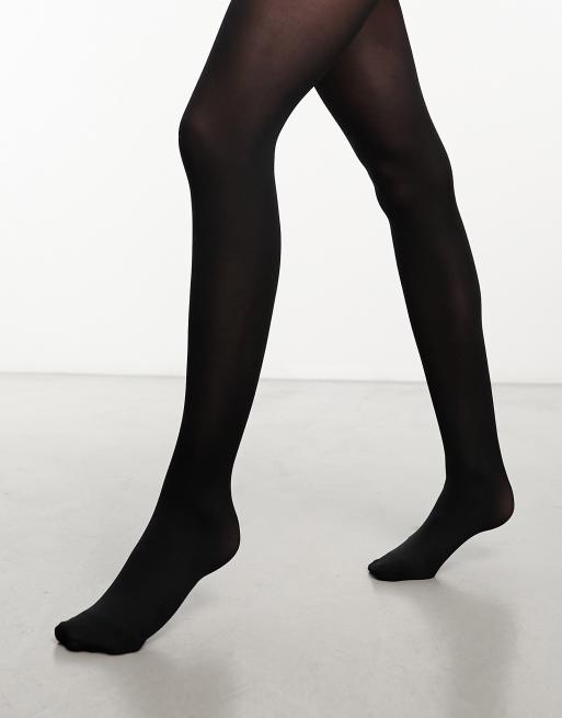Pack de 2 medias negras de 40 deniers de Vero Moda, 3 de 4