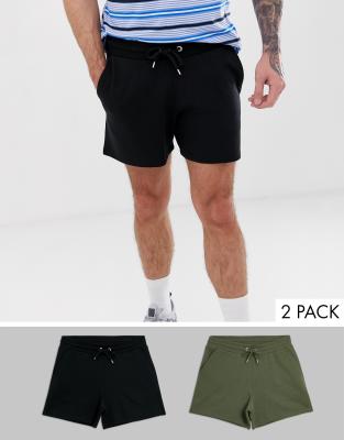 Pantalones Cortos De Portero GK Paros Unisex Adulto - Pack De 1, Color Gris Oscuro-Verde Fluorescente-Blanco