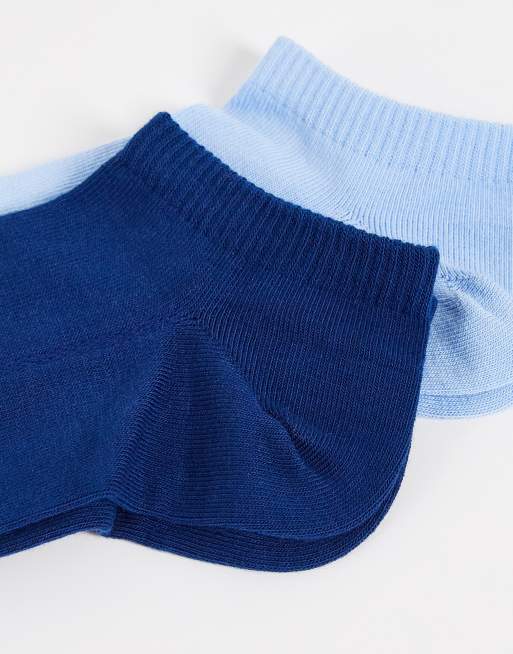 Pack de 2 pares de calcetines tobilleros, Azul