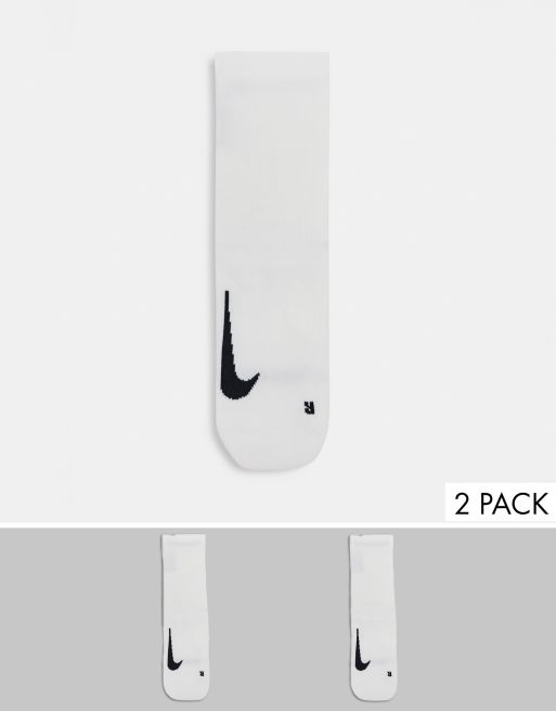 Calcetines tobilleros Nike Max Cushioned 3 pares blancos