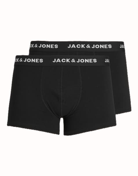 Pack de 2 pares de calzoncillos en negro de Jack & Jones - view 1