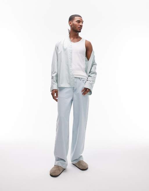 Pack de 2 camisetas de color blanco y negro sin mangas de canalé de Topman, 4 de 4