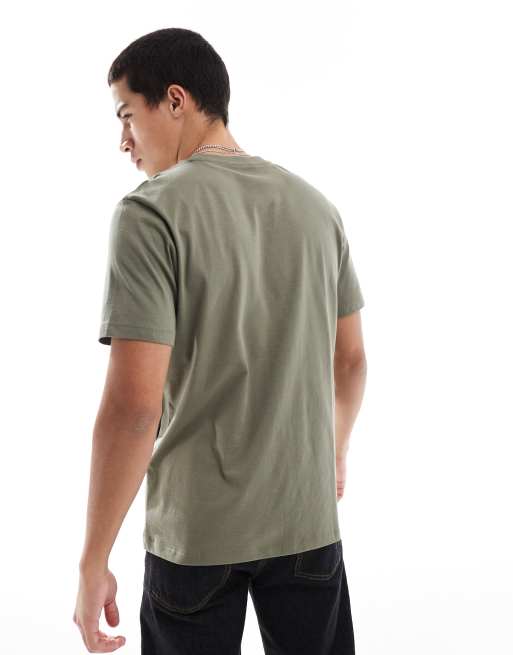 Pack de 2 camisetas de color caqui y negro básicas con cuello redondo de ASOS DESIGN    , 4 de 4