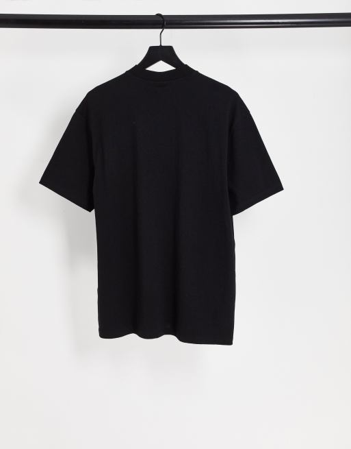 Pack de 2 camisetas de color gris claro y negro holgadas de Topman, 3 de 4
