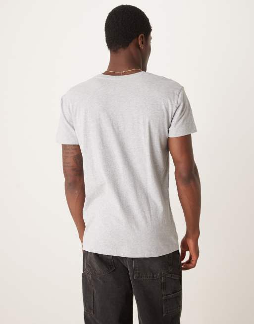 Pack de 2 camisetas de estar por casa de color gris y azul marino con logo de escudo de GANT