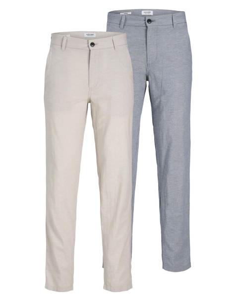 Pack de 2 pantalones chinos azul añil de Jack & Jones - view 1