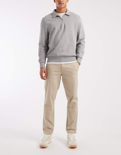 Pack de 2 pantalones chinos de color beis y azul marino de corte recto de Jack & Jones, 2 de 5