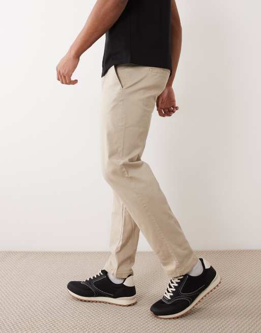 Pack de 2 pantalones chinos de color beis y caqui de corte recto de Jack & Jones, 4 de 5