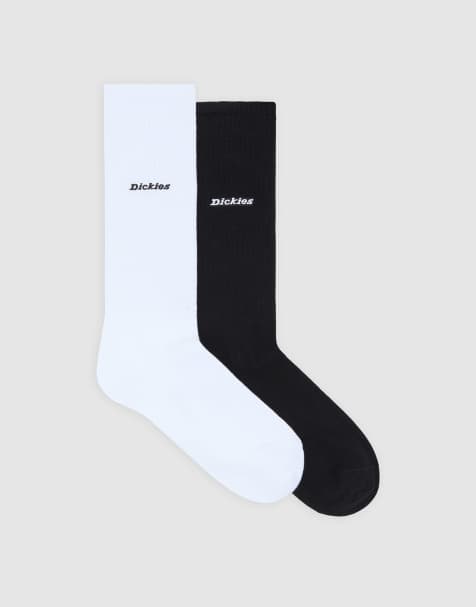 Pack de 2 pares de calcetines blancos de caña alta de Dickies - view 1