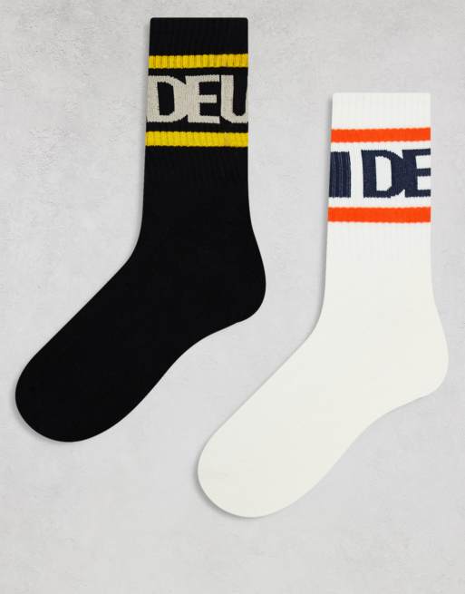 Pack de 2 pares de calcetines de varios colores de Deus Ex Machina