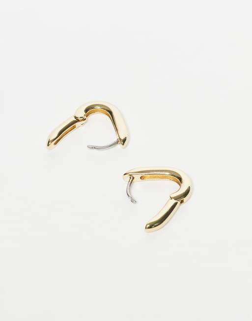 Pack de 2 pares de pendientes de aro dorados con de varios tamaños de & Other Stories, 2 de 3