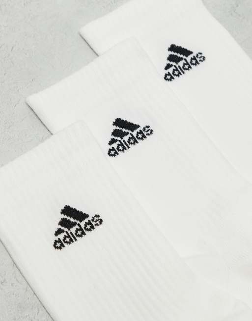Pack de 3 calcetines blancos deportivos de adidas Training, 3 de 3