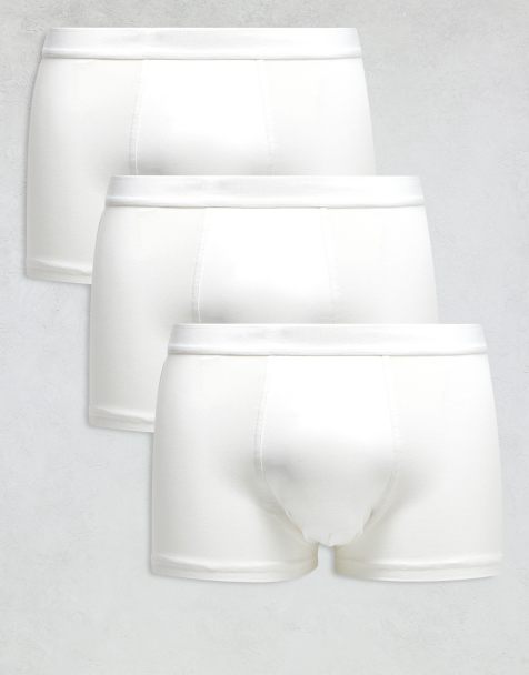 Pack de 3 calzoncillos bóxer blancos de algodón de ARKET - view 1