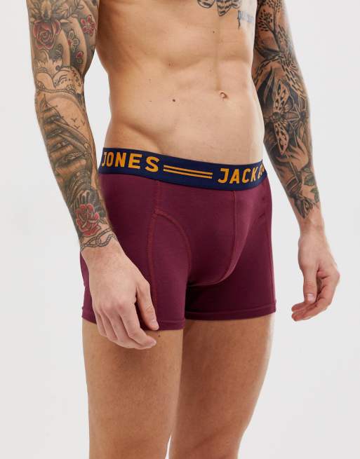 Pack de 3 calzoncillos con cinturilla en contraste de Jack & Jones, 3 de 3