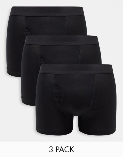 Pack de 3 calzoncillos de algodón negros Johnny de Weekday - view 1