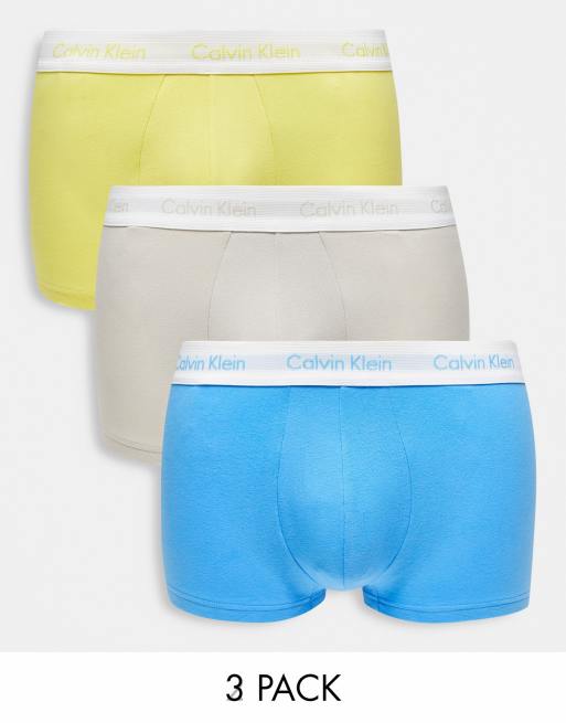 Pack De 3 Calzoncillos Bóxer De Varios Colores Elásticos Modern Cotton De Calvin Klein