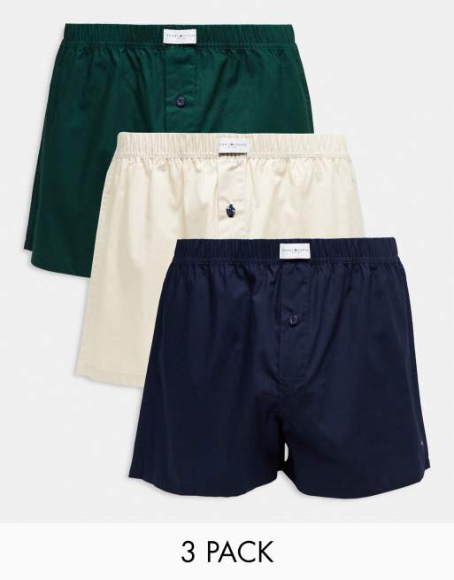 Pack de 3 calzoncillos de varios colores Established de Tommy Hilfiger