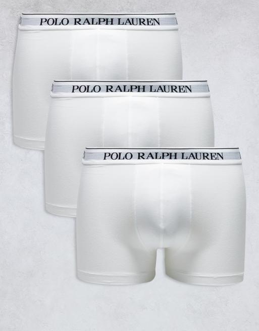 Pack de 3 calzoncillos en blanco de Polo Ralph Lauren