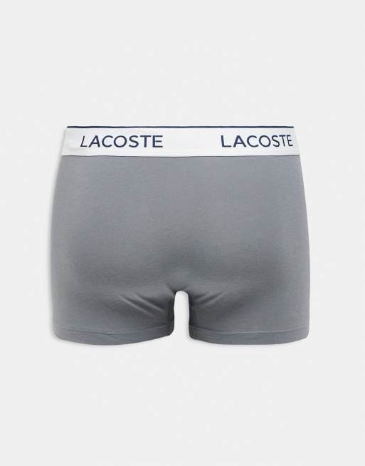 Pack de 3 calzoncillos grises de Lacoste, 2 de 3