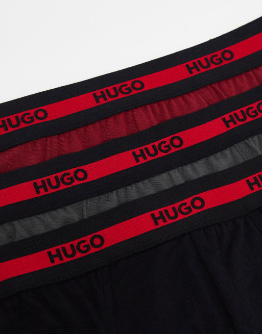 Pack de 3 calzoncillos hipster de varios colores de HUGO Bodywear, 4 de 4