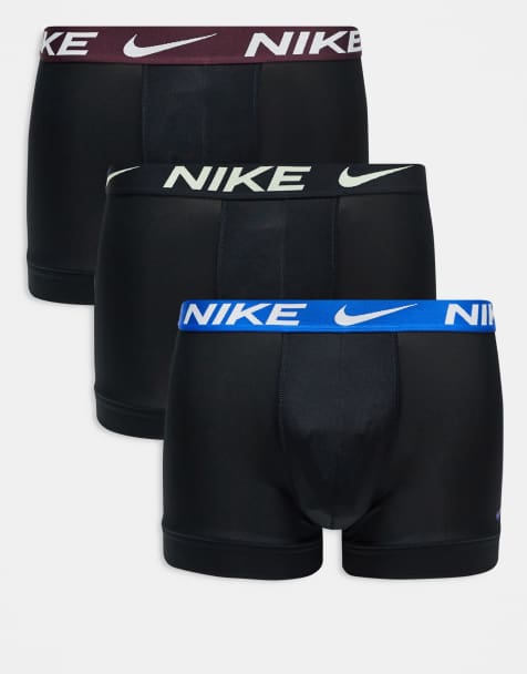Pack de 3 calzoncillos negros con cinturillas en contraste Dri-FIT Essential Microfibre de Nike - view 1