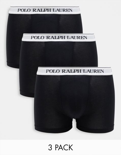 Pack de 3 calzoncillos negros con logo en la cinturilla de Polo Ralph Lauren - view 1