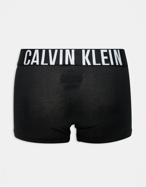Pack de 3 calzoncillos negros con logo en la cinturilla Intense Power de Calvin Klein, 2 de 4
