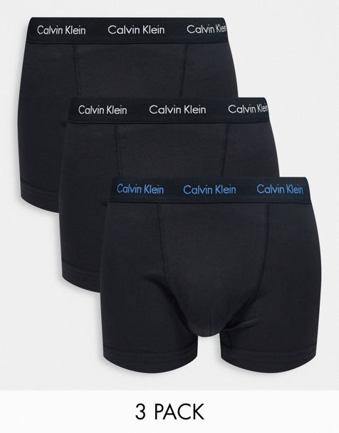 Calvin Klein - Panty de algodón para mujer, negro/gris jaspeado, M :  : Ropa, Zapatos y Accesorios