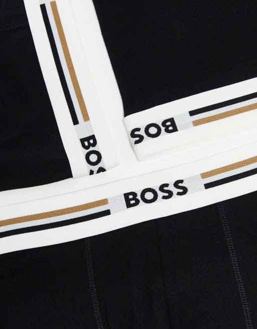 Pack de 3 calzoncillos negros Revive de BOSS Bodywear, 2 de 4