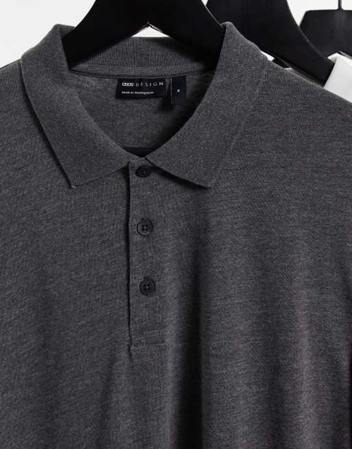 Pack de 3 camisas de colores con botones de punto de ASOS DESIGN | ASOS